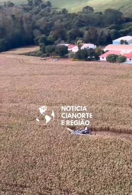 Avião agrícola faz pouso de emergência na região de Sarandi