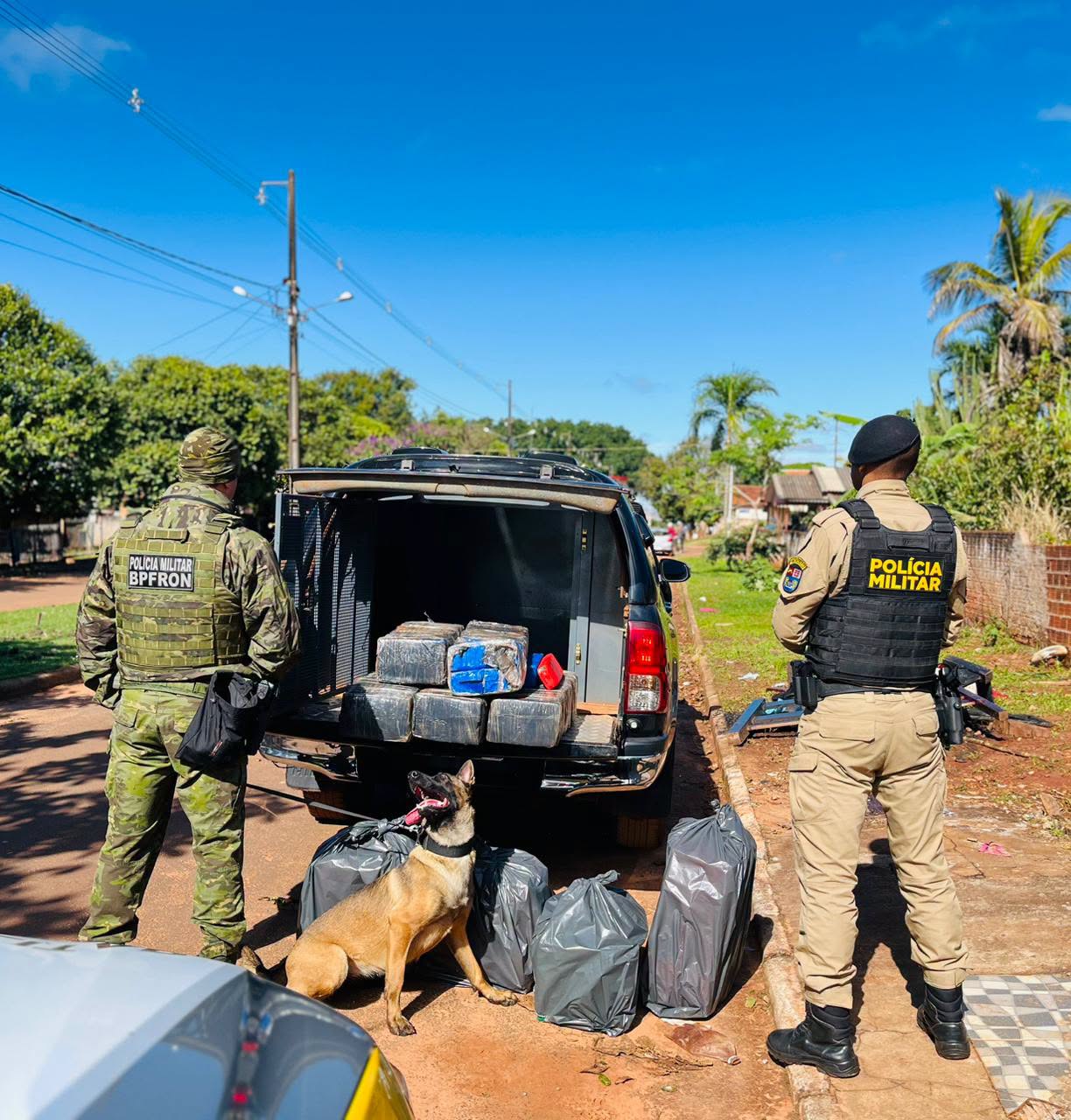 Casal é preso em motel de Umuarama com mais de 300 quilos de drogas