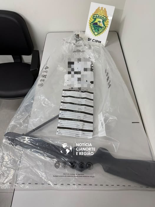 Criança fica ferida após disparo acidental de arma de pressão em Cianorte
