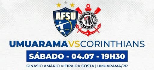 Umuarama Futsal joga sábado contra Corinthians Paulista