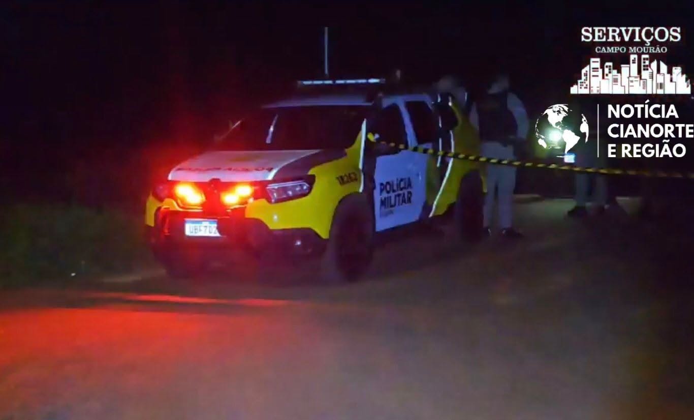 Mulher morre após ser atingida por disparos de arma de fogo em Campo Mourão